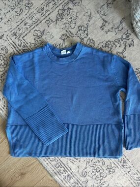 Gap Women’s Blue Crewneck Knit Sweater